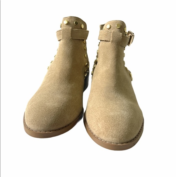 Carlos Santana Blake Tan Cut Out Ankle Boots NWT - Picture 4 of 13